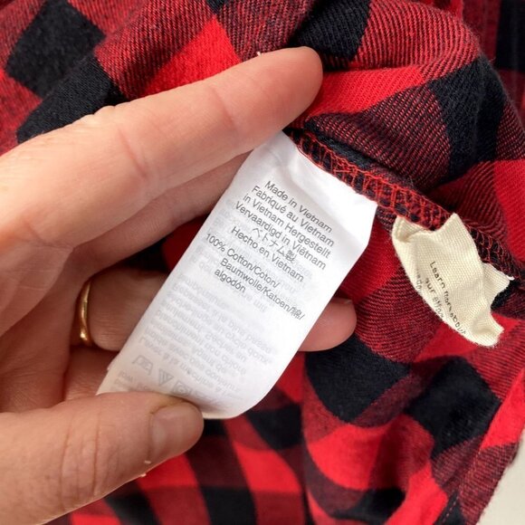 Madewell Flannel Popover Shirt in Buffalo Check M - Picture 5 of 8